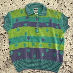 Union Bay Y2K Vintage Knit button collared sweater M‎